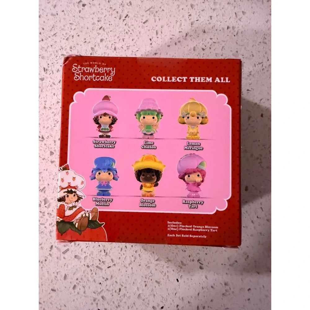 Strawberry Shortcake Flocked Figures Complete Set 6 Figures NIB 2-Packs 2023